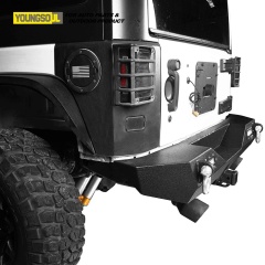 Youngsoul 4X4 Steel Rear Bumper Accessories Offroad Rear Bull Bar for Jeep Wrangler Jk Jl