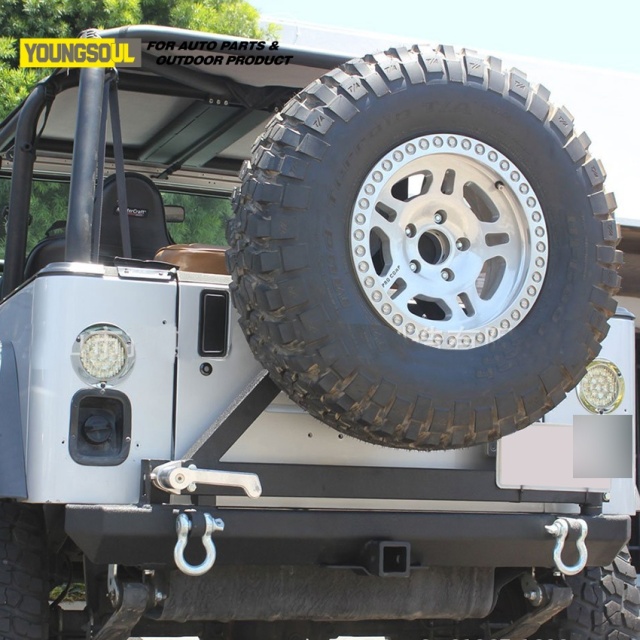 Pickup Truck Car 4X4 Accessories Rear Bumper Rear Bullbar Bull Bar for Jeep Wrangler Jk Jl