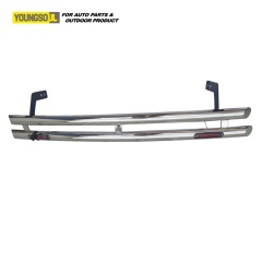 High Quality Car Accessories Universal 4X4 Stainless Steel Rear Bumper Guard Rear Skid Bumper Bar for Hilux Vigo