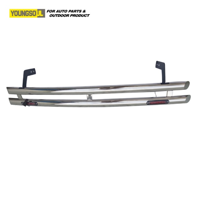 High Quality Car Accessories Universal 4X4 Stainless Steel Rear Bumper Guard Rear Skid Bumper Bar for Hilux Vigo