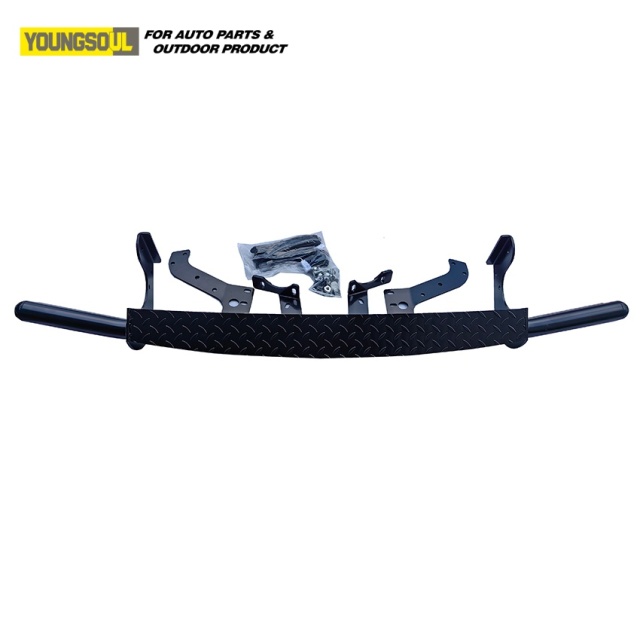 Auto Truck Rear Bumper Step Protector Black Steel Rear Bumper Bar for Hiace Auto Spare Accessories