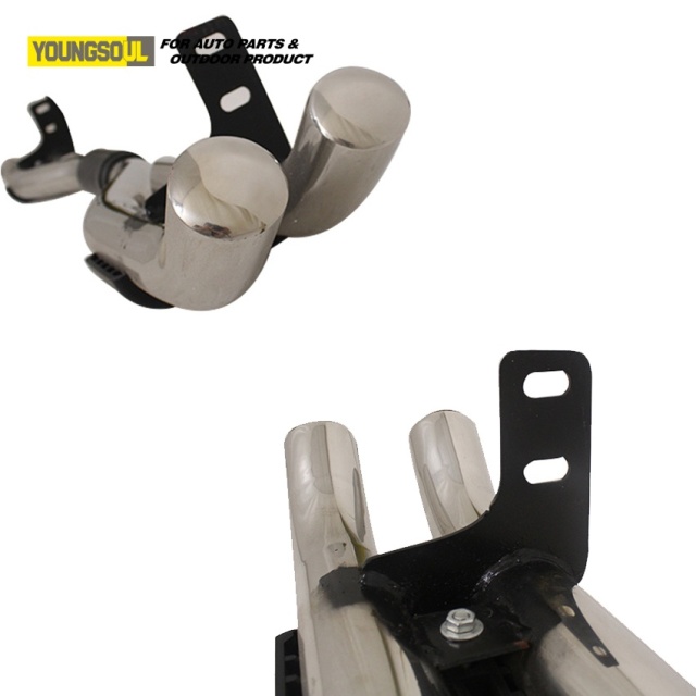 4X4 off-Road High Quality Spare Parts Stainless Steel Rear Bumper Rear Nudge Bar for Hilux Vigo