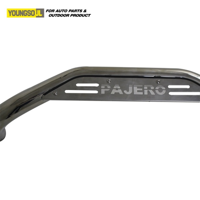 Youngsoul Truck Bumper Rear Step Bumper Body Kit Stainless Steel Nudge Bar Car Bumper Fit Pajero