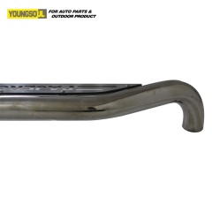 Youngsoul Truck Bumper Rear Step Bumper Body Kit Stainless Steel Nudge Bar Car Bumper Fit Pajero