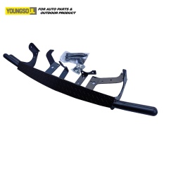 Auto Truck Rear Bumper Step Protector Black Steel Rear Bumper Bar for Hiace Auto Spare Accessories