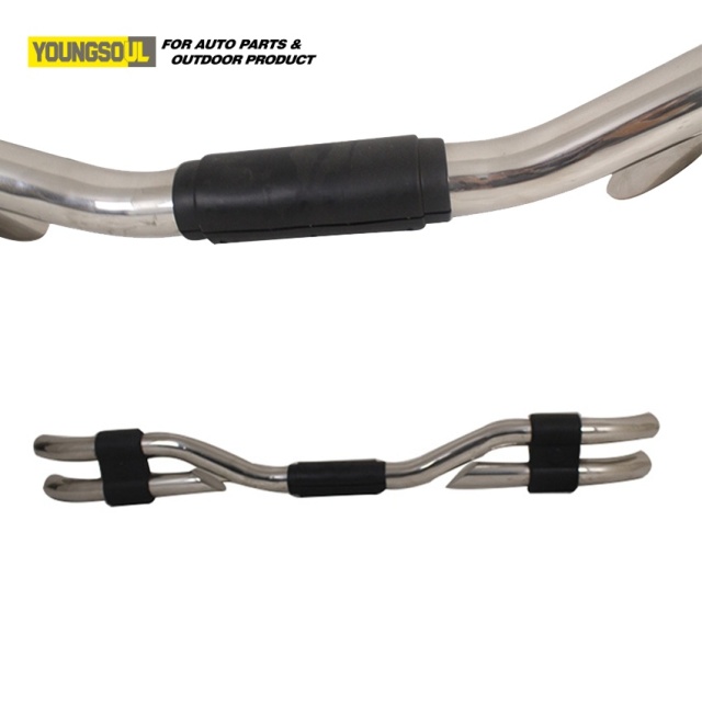 4X4 off-Road High Quality Spare Parts Stainless Steel Rear Bumper Rear Nudge Bar for Hilux Vigo