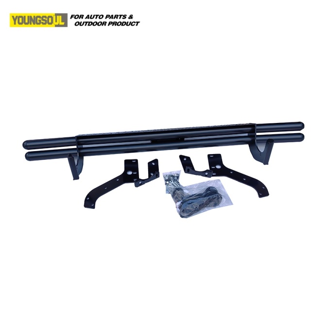 Auto Truck Rear Bumper Step Protector Black Steel Rear Bumper Bar for Hiace Auto Spare Accessories