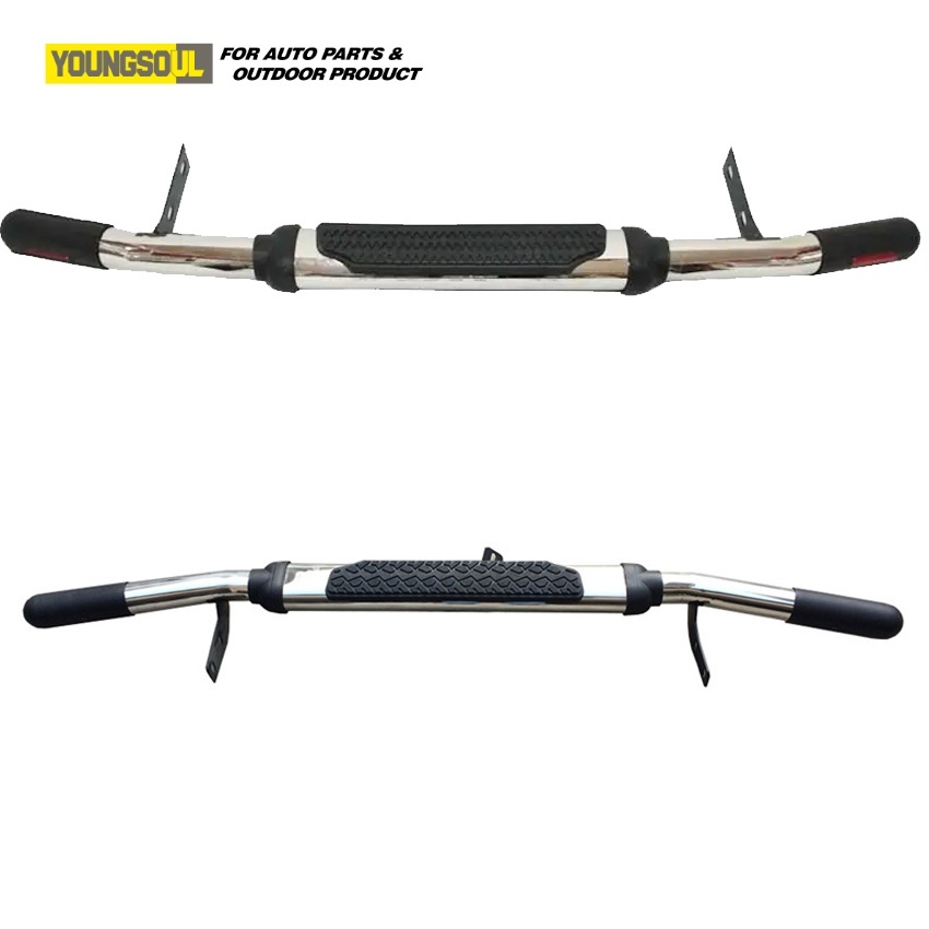 High Quality Car Spare Accessories Stainless Steel Rear Bumper Guard Fit Hilux Vigo Prado Fj120
