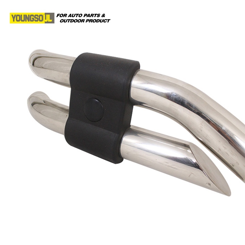 4X4 off-Road High Quality Spare Parts Stainless Steel Rear Bumper Rear Nudge Bar for Hilux Vigo