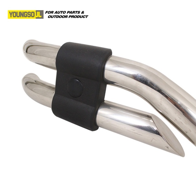 4X4 off-Road High Quality Spare Parts Stainless Steel Rear Bumper Rear Nudge Bar for Hilux Vigo