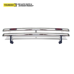 High Quality Car Accessories Universal 4X4 Stainless Steel Rear Bumper Guard Rear Skid Bumper Bar for Hilux Vigo