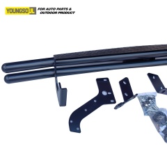 Auto Truck Rear Bumper Step Protector Black Steel Rear Bumper Bar for Hiace Auto Spare Accessories