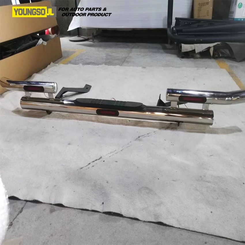 Factory Wholesale Price Good Quality 201 Stainless Steel Rear Guard Rear Bumper Bar for Hilux Vigo