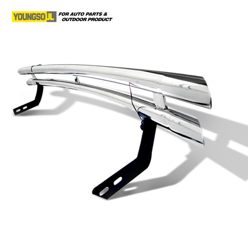 High Quality Car Accessories Universal 4X4 Stainless Steel Rear Bumper Guard Rear Skid Bumper Bar for Hilux Vigo