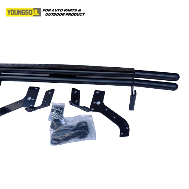 Auto Truck Rear Bumper Step Protector Black Steel Rear Bumper Bar for Hiace Auto Spare Accessories