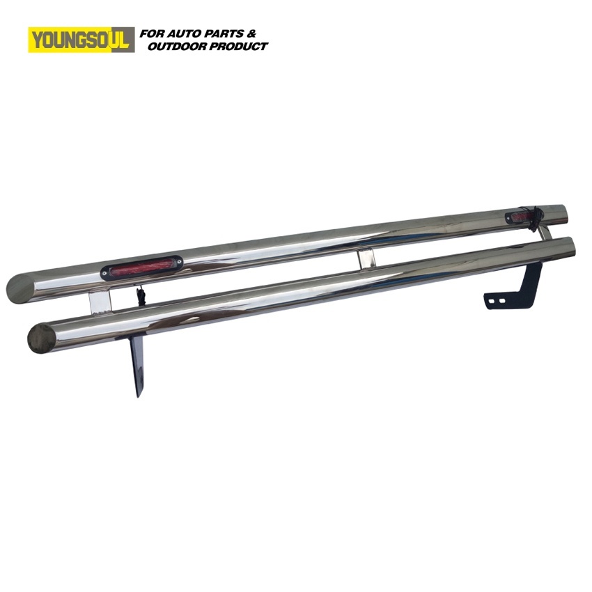High Quality Car Accessories Universal 4X4 Stainless Steel Rear Bumper Guard Rear Skid Bumper Bar for Hilux Vigo
