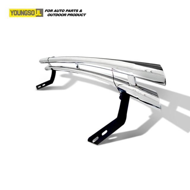 High Quality Car Accessories Universal 4X4 Stainless Steel Rear Bumper Guard Rear Skid Bumper Bar for Hilux Vigo