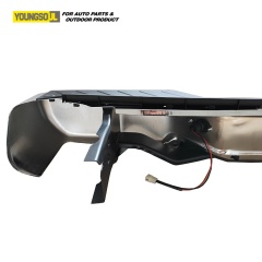 Hot Selling Rear Bumper Step Bar Auto Accessories Refitting Plastic Black/Silver Rear Bumper for Navara 2014