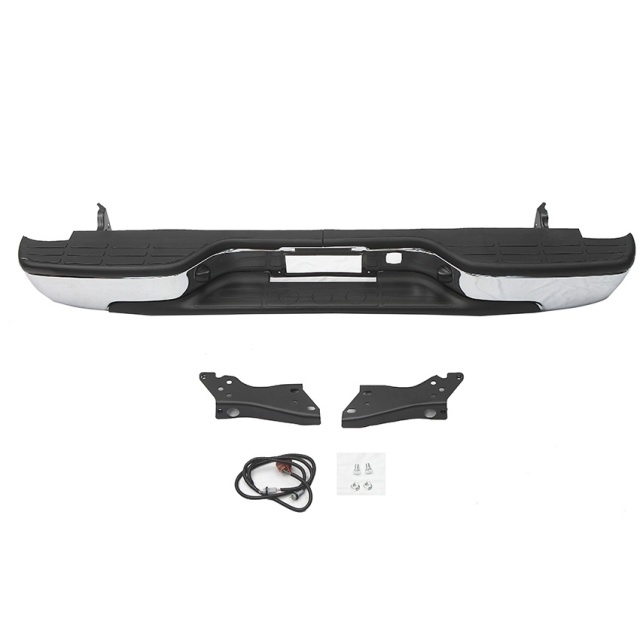 Wholesale Auto Body Parts Factory Price Back Rear Electroplate Bumper Guard for Silverado 1999 2000 2001.         CP39 99-07 Silverado Rear Bumper