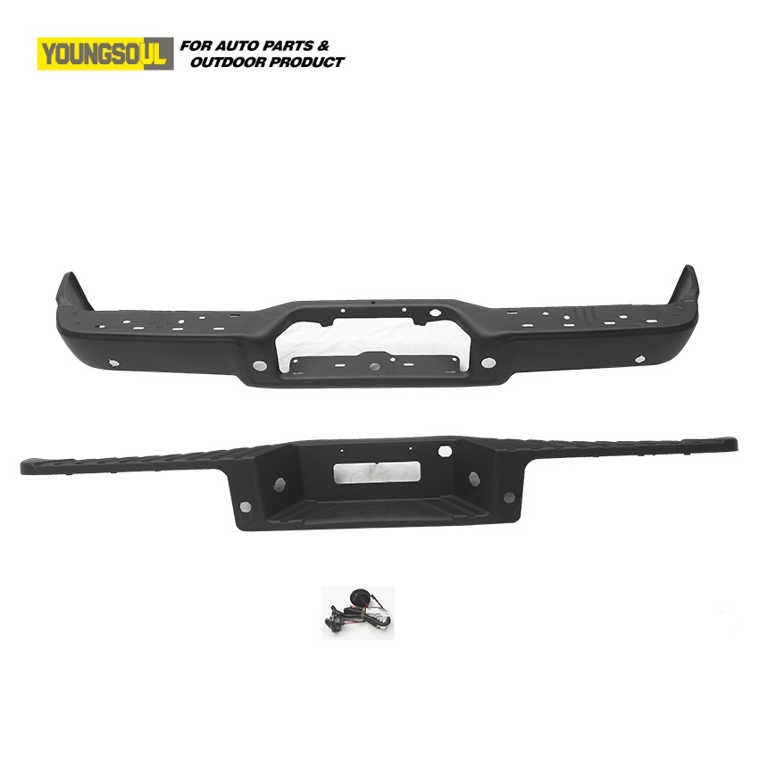 Factory Direct Supply Auto Body System Rear Bumper Black Rear Back Bumper for F150 2004 2005 2006.     CP432004-2006 F50 Black Rear Bumper