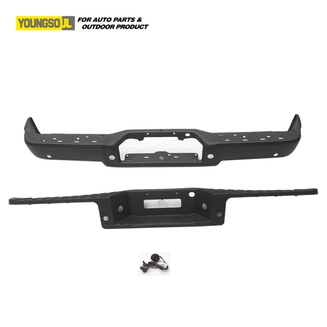 Factory Direct Supply Auto Body System Rear Bumper Black Rear Back Bumper for F150 2004 2005 2006.     CP432004-2006 F50 Black Rear Bumper