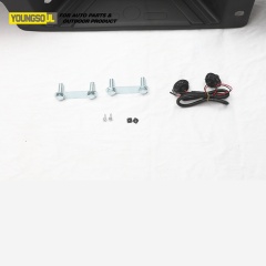 Rear Back Bumper Black/Silver Style Electroplate Rear Bumper Fit for F150