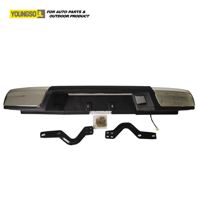 ABS Car Back Rear Bumper Electroplated Part Molding Strip Chrome Bumper for D-Max 2010