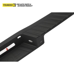 Rear Back Bumper Black/Silver Style Electroplate Rear Bumper Fit for F150