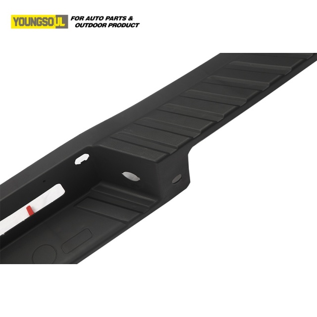 Rear Back Bumper Black/Silver Style Electroplate Rear Bumper Fit for F150