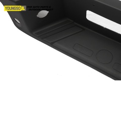 Rear Back Bumper Black/Silver Style Electroplate Rear Bumper Fit for F150