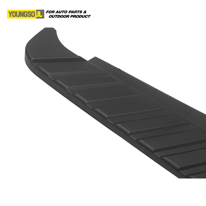 Rear Back Bumper Black/Silver Style Electroplate Rear Bumper Fit for F150