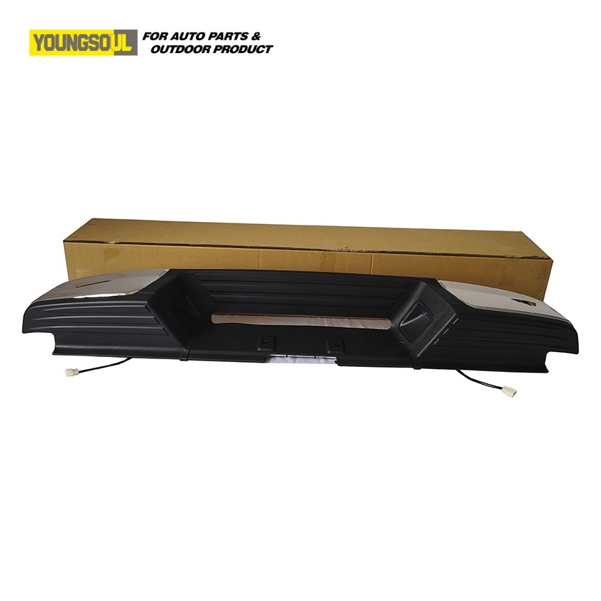 ABS Car Back Rear Bumper Electroplated Part Molding Strip Chrome Bumper for D-Max 2010