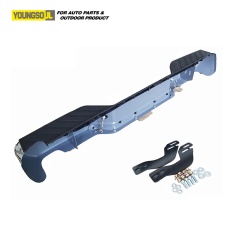 Hot Selling Rear Bumper Step Bar Auto Accessories Refitting Plastic Black/Silver Rear Bumper for Navara 2014