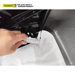High Quality Electroplate Rear Step Bumper Guard Truck Body Spare Parts for Hilux Rocco 2018