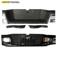 High Quality Electroplate Rear Bumper Single Outlet Rear Step Bar Bumper Car Accessories for Hilux Revo 2015 2016 2017