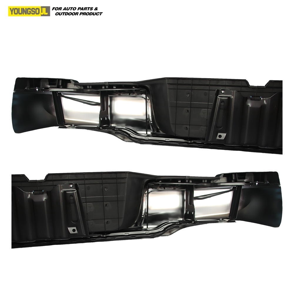 High Quality Electroplate Rear Bumper Single Outlet Rear Step Bar Bumper Car Accessories for Hilux Revo 2015 2016 2017