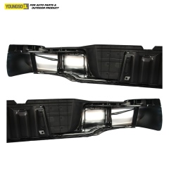 High Quality Electroplate Rear Bumper Single Outlet Rear Step Bar Bumper Car Accessories for Hilux Revo 2015 2016 2017