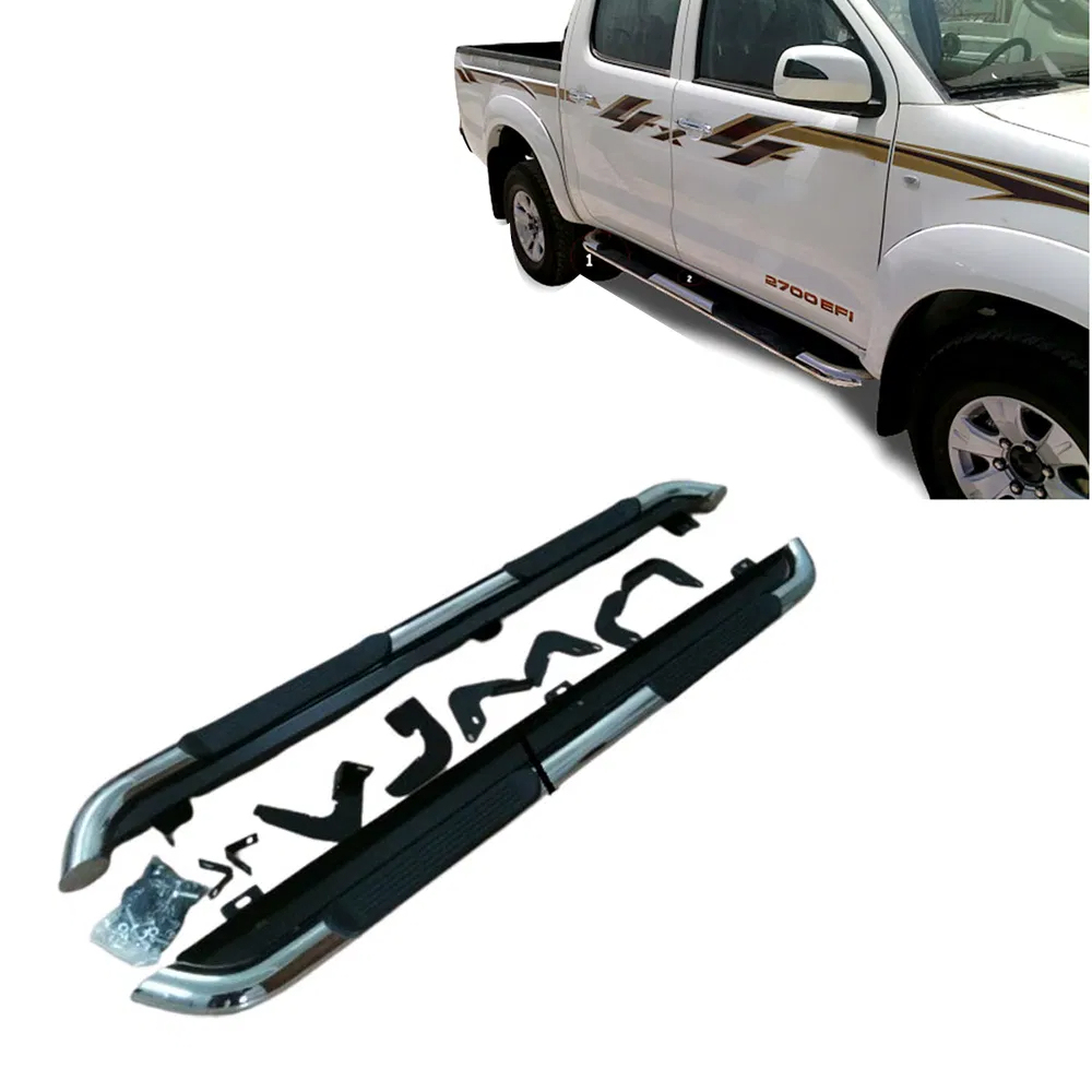 Auto Exterior Accessories Stainless Steel Running Board Side Step Board Universal for Hilux Vigo Revo Rocco Dmax