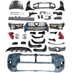 Car Accessories Front Bumper Facelift Bodykit Body Kit for Toyota Hilux Vigo 2008-2012 Upgrade to 2021 Revo Rocco