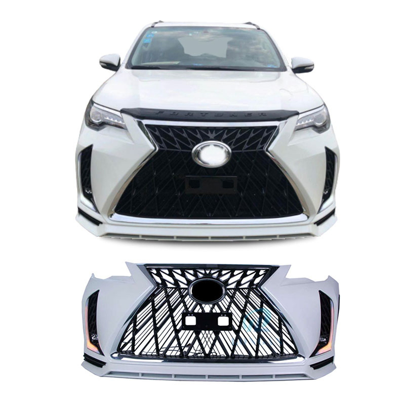 Wholesale Body Kits Facelifts Front Grille Bodykits Accessories Fit 2016-2019 Fortuner Car Spare Accessories