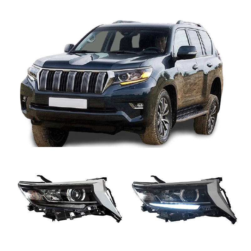 Customization Car LED Headlamp Headlights Prado 2018+ Spare Parts Accessories Factory Directly