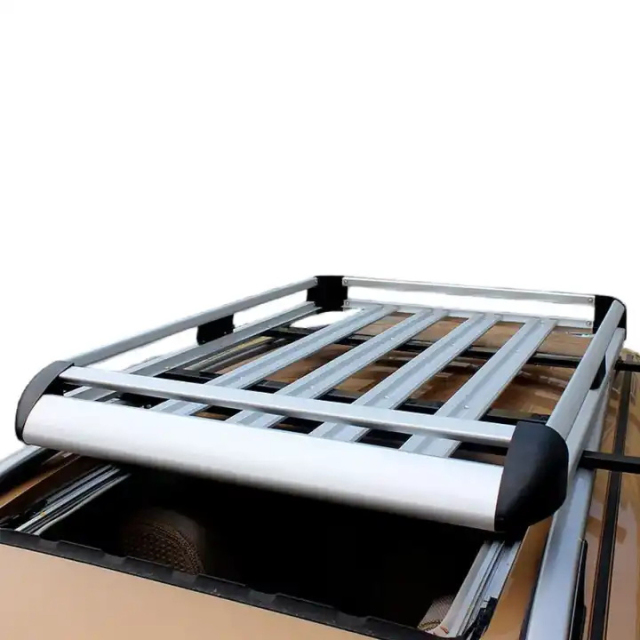Car Roof Basket OEM Universal Steel Aluminium Roof Rack 4X4 with Cross Bar Basket Truck Roof Cargo Racks