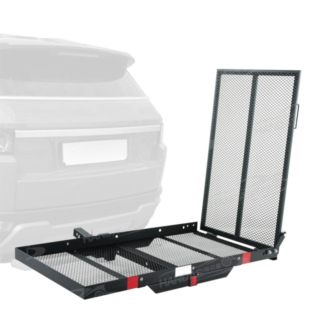 High Quality Universal Steel Travel Bag Luggage Car Rear Rack Folding Hitch Mount Cargo Carrier Basket