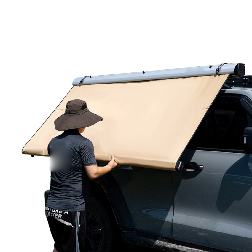 Youngsoul Portable Car Awning Side Accessories Car Roof Side Awning Tent for Cars SUV Pickup