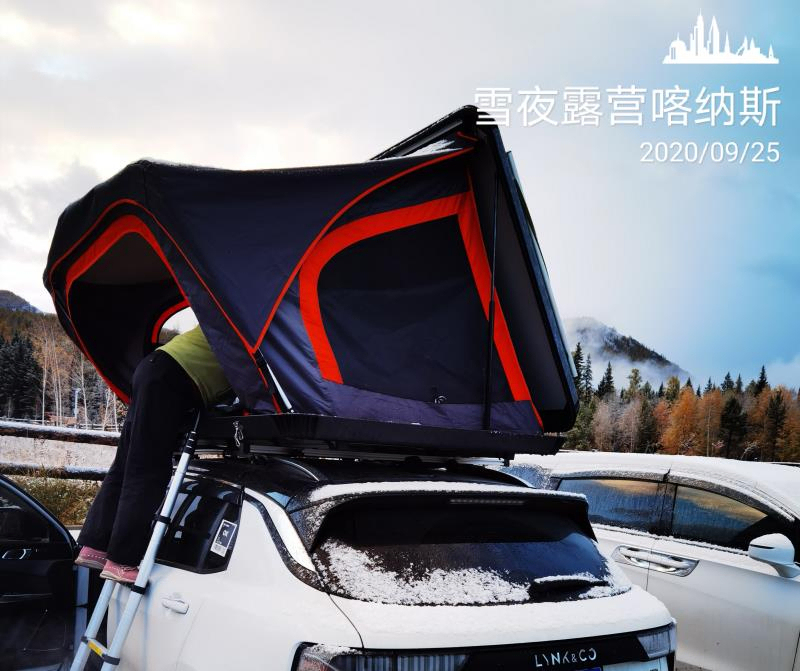 Youngsoul Quick Automatic Opening Camping Hiking Waterproof Aluminum Triangle Car Roof Top Tent