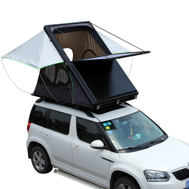 Youngsoul Hot Sale Quick Automatic Opening Camping Hiking Waterproof Aluminum Triangle Car Roof Top Tent with Window