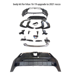 Auto Spare Parts Bodykits Revo Rocco Car Front Bumper Grille Accessories for Toyota Hilux Gr Sport Body Kit