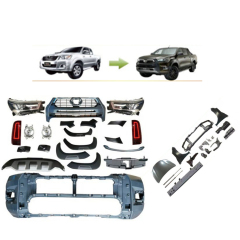 Full Set 4X4 Trucks Vigo Upgrade Rocco Front Bumper Body Kits Accessories with Headlights Customization