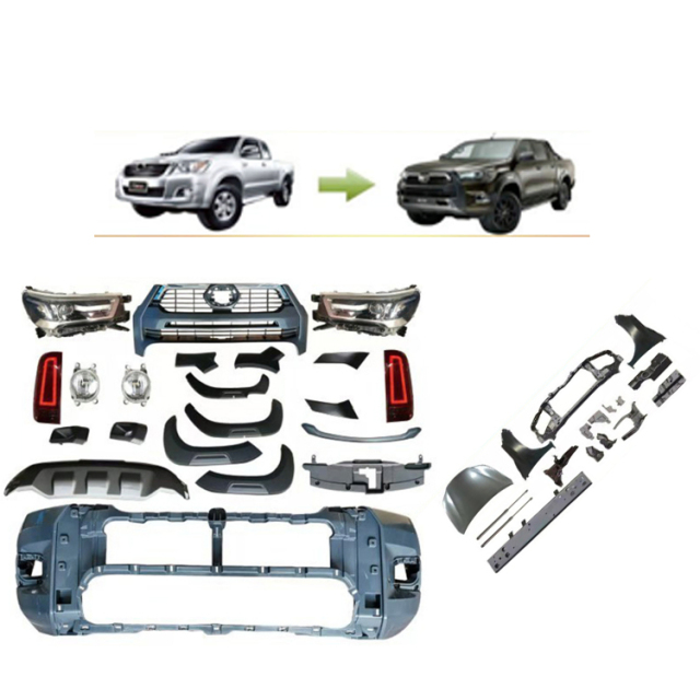 Full Set 4X4 Trucks Vigo Upgrade Rocco Front Bumper Body Kits Accessories with Headlights Customization