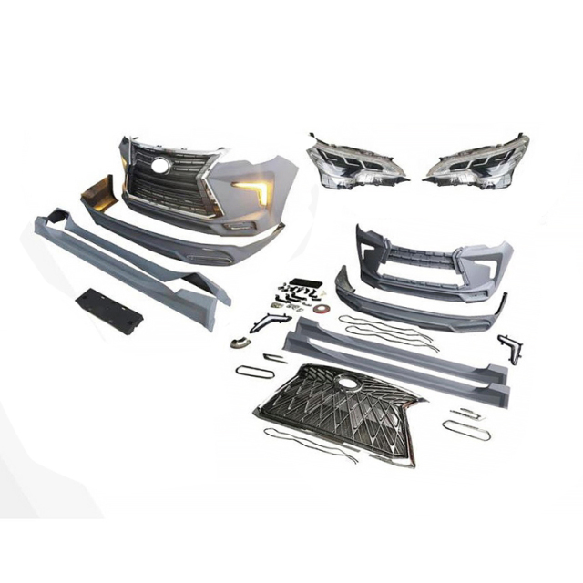Fortuner Front Grille ABS Bumper Fender Auto Spare Parts Accessories Front Body Kits for New Design